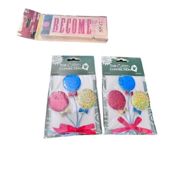 Craft Lot Stickers and More Scrapbooking Card Making Embellishments NEW - Picture 7 of 16